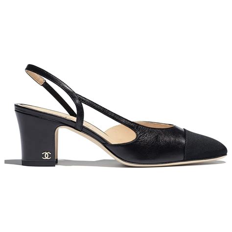 chaussure chanel slingback prix|chanel pumps and slingbacks.